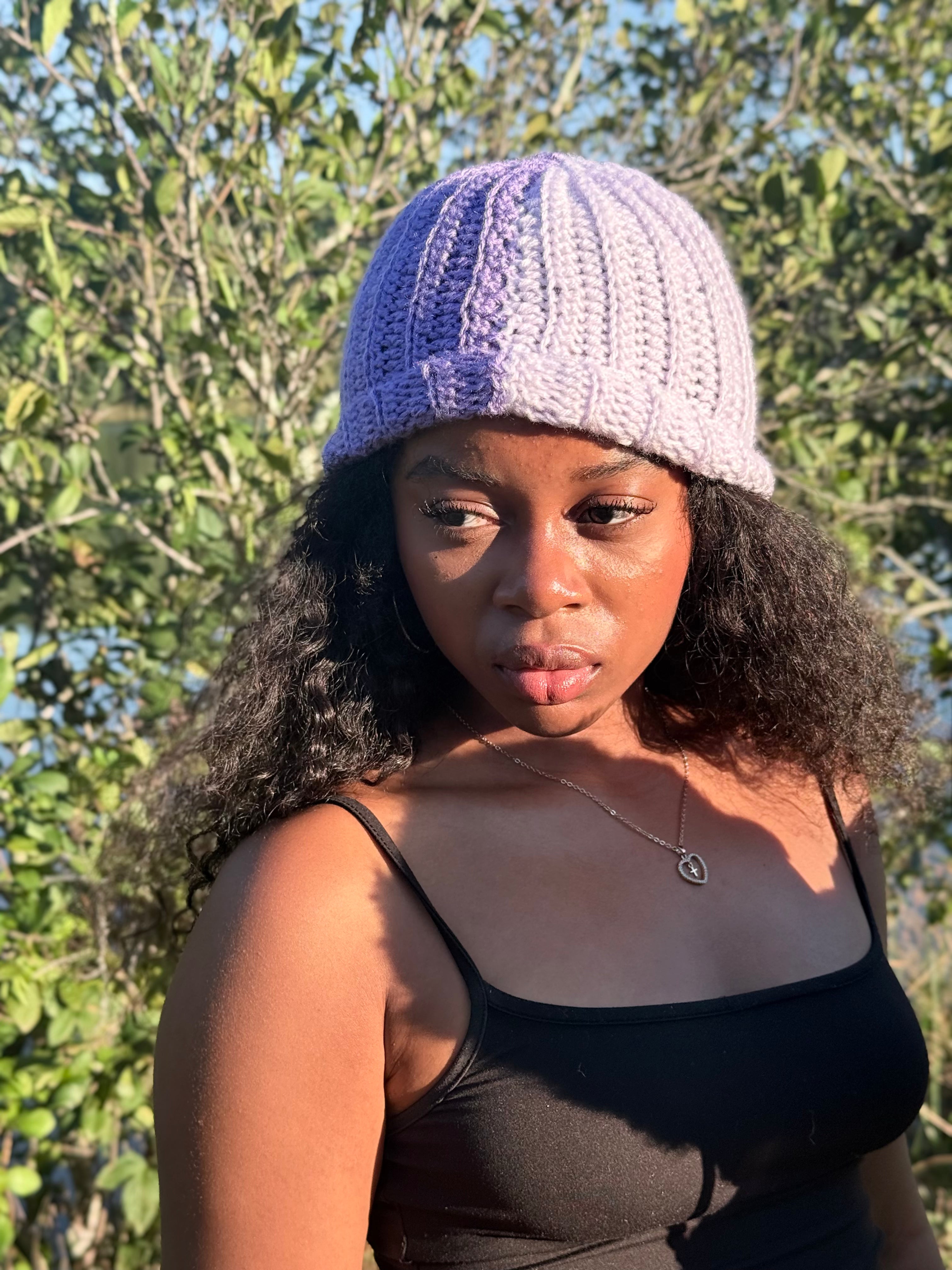 Lavender Split Beanie 💜